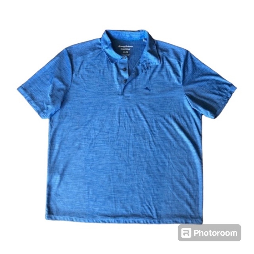 Tommy Bahama Blue IslandZone Short Sleeve Polo Size XL